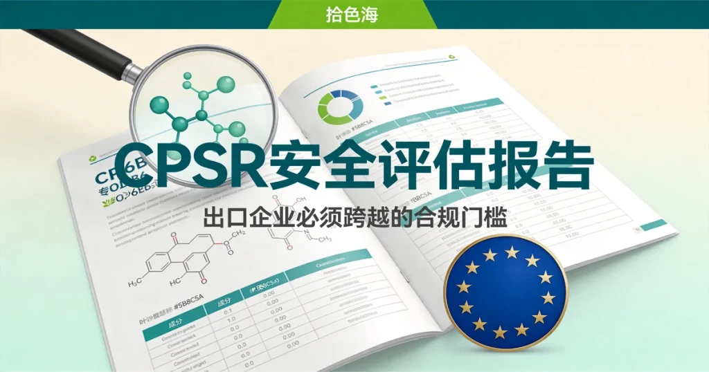 欧盟CPSR安全评估报告：出口企业必须跨越的合规门槛